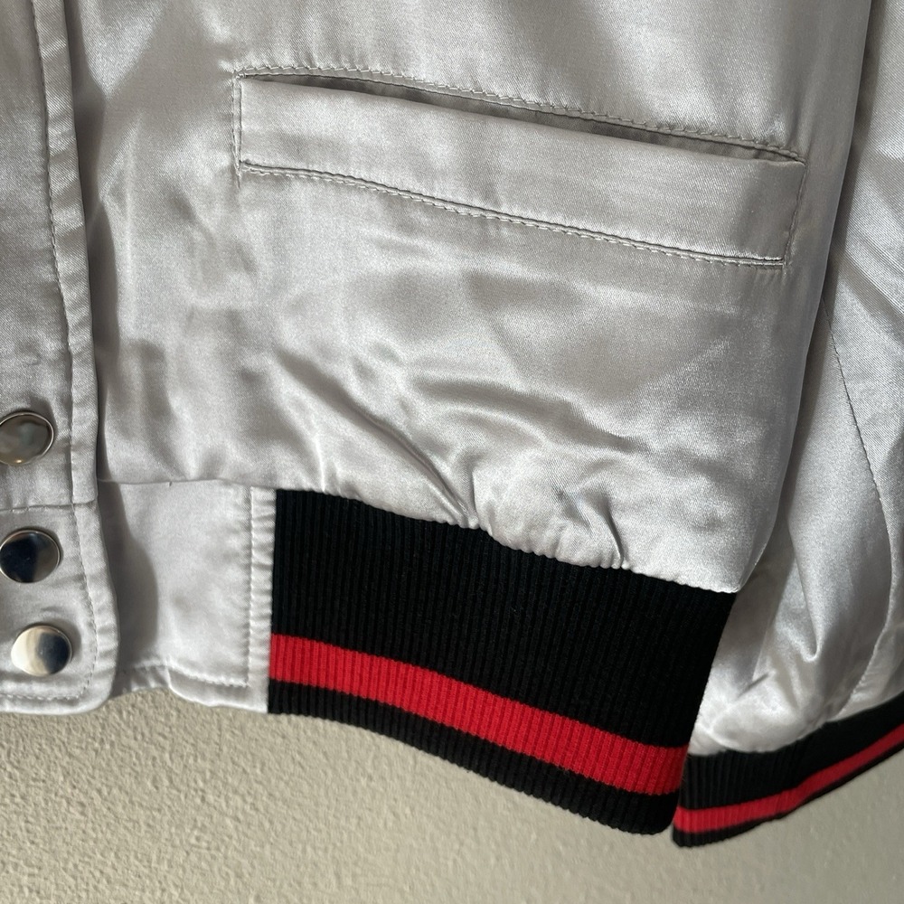 Her Universe Star Wars Captain Phasma Satin Bomber Jacket - Picture 6 of 14